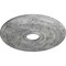 Ekena Millwork Munich Medallion (Canopies up to 5 5/8"), 17 1/2"OD x 3 5/8"ID x 1"P, Ultra Pure White Crackle CM17MUUWC - alternate 2